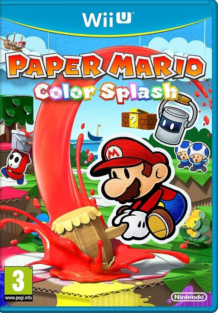 Paper Mario: Color Splash Boxart