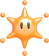 Orange Big Paint Star