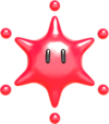 Red Big Paint Star