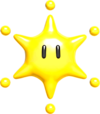 Yellow Big Paint Star