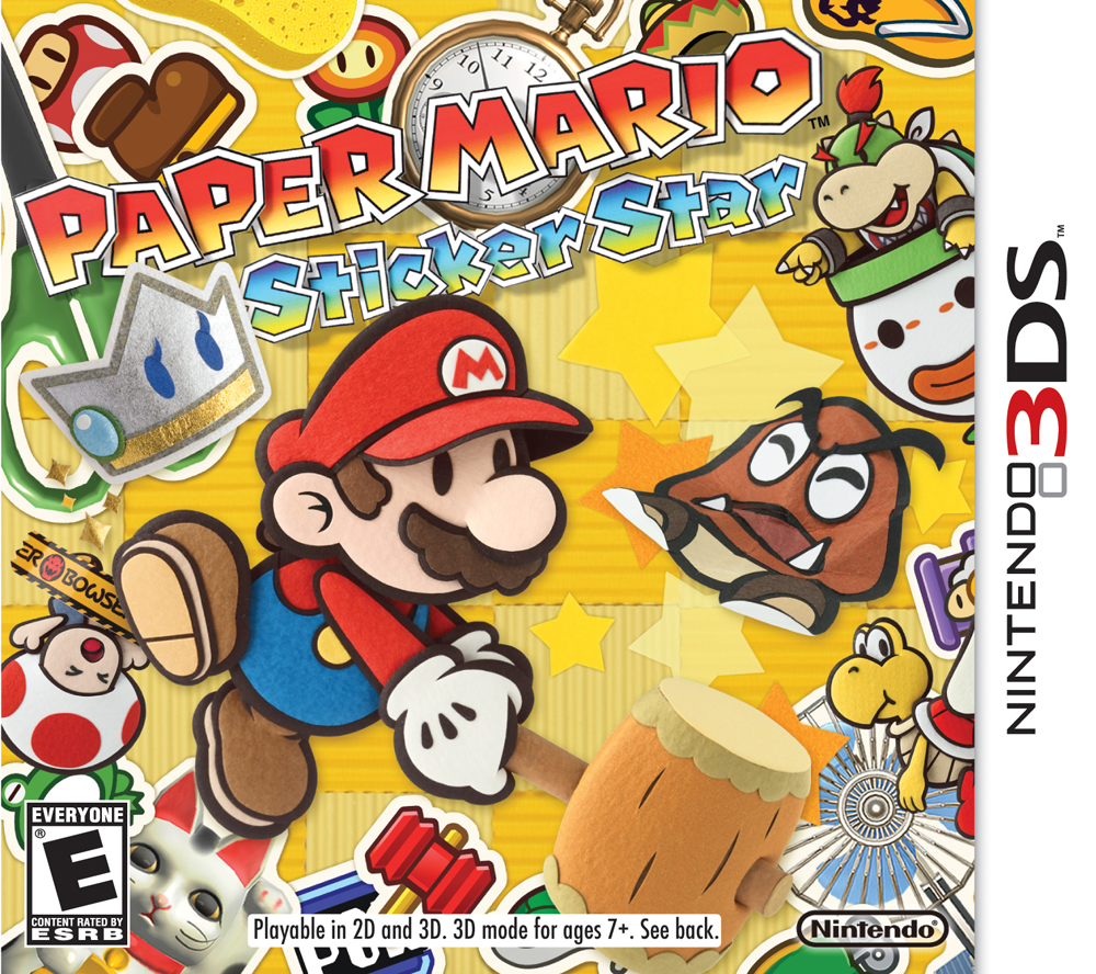 Paper Mario: Sticker Star Boxart